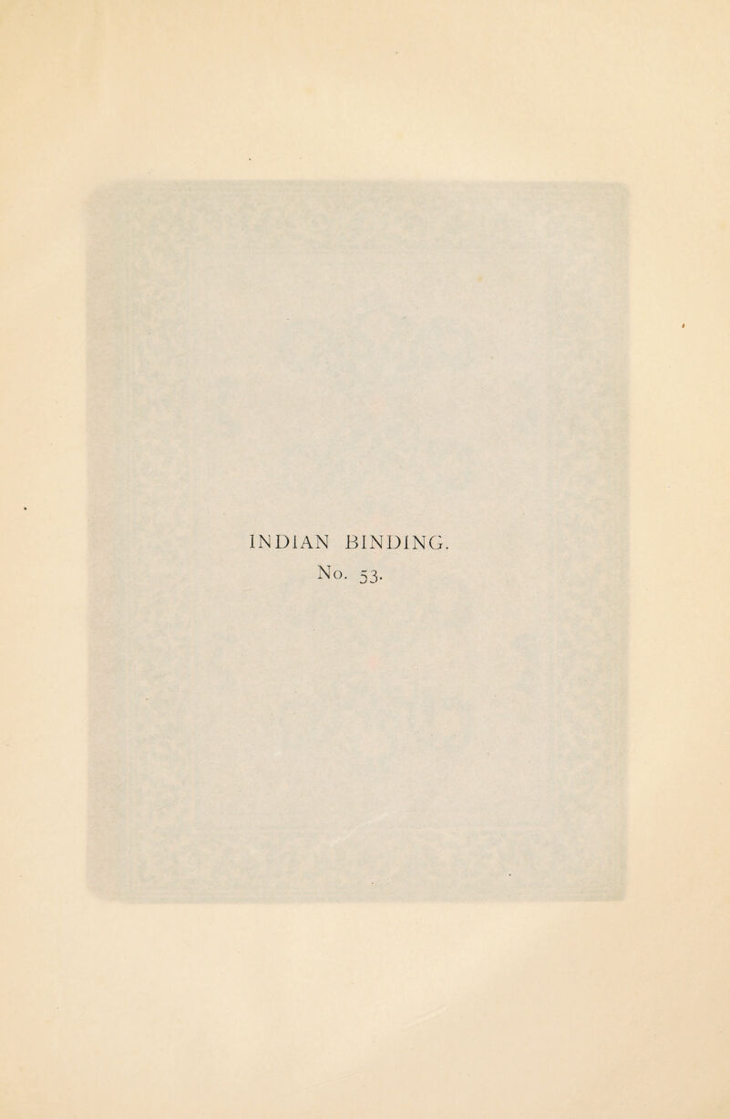 INDIAN BINDING.