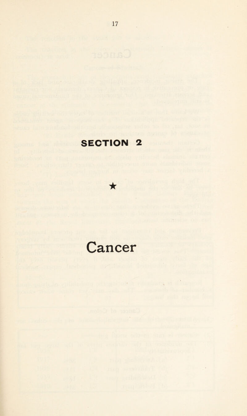 ★ Cancer