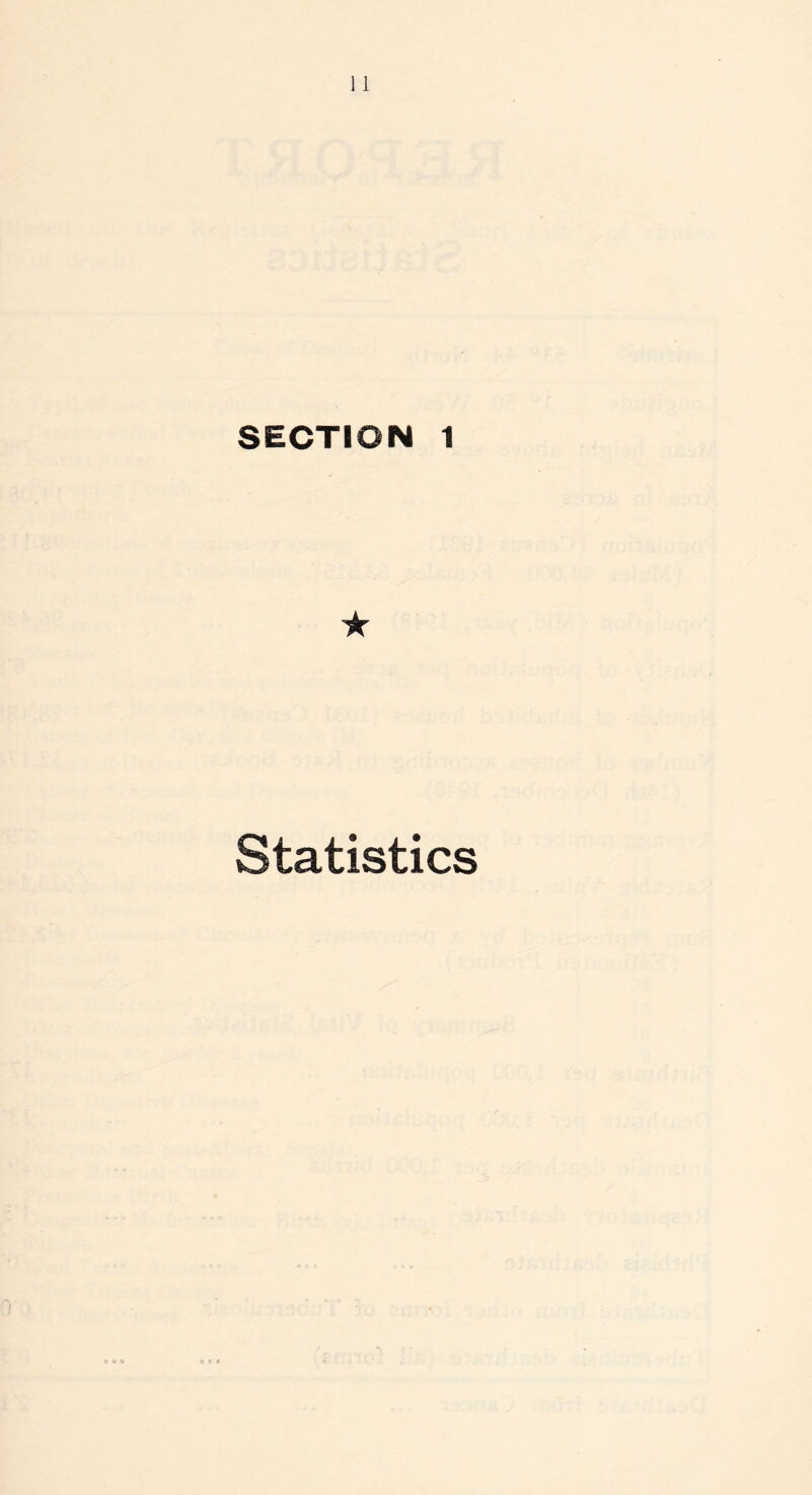 Statistics