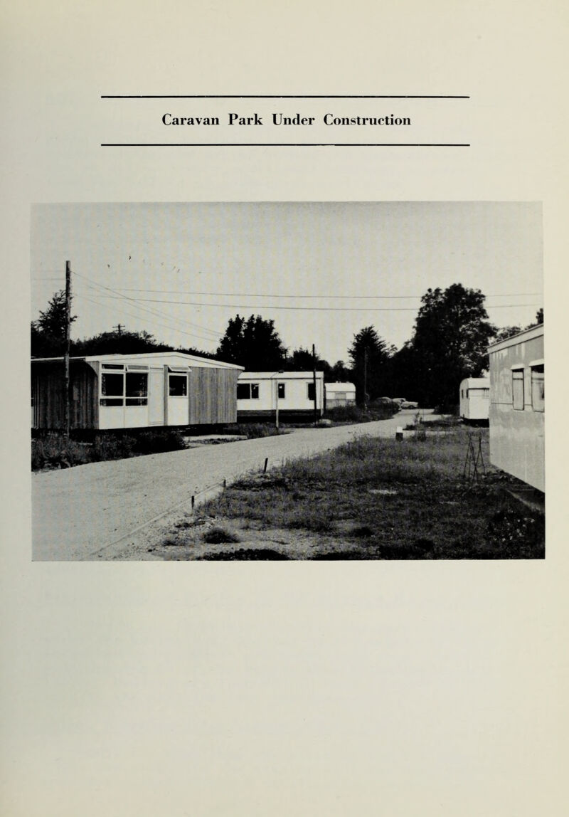Caravan Park Under Construction