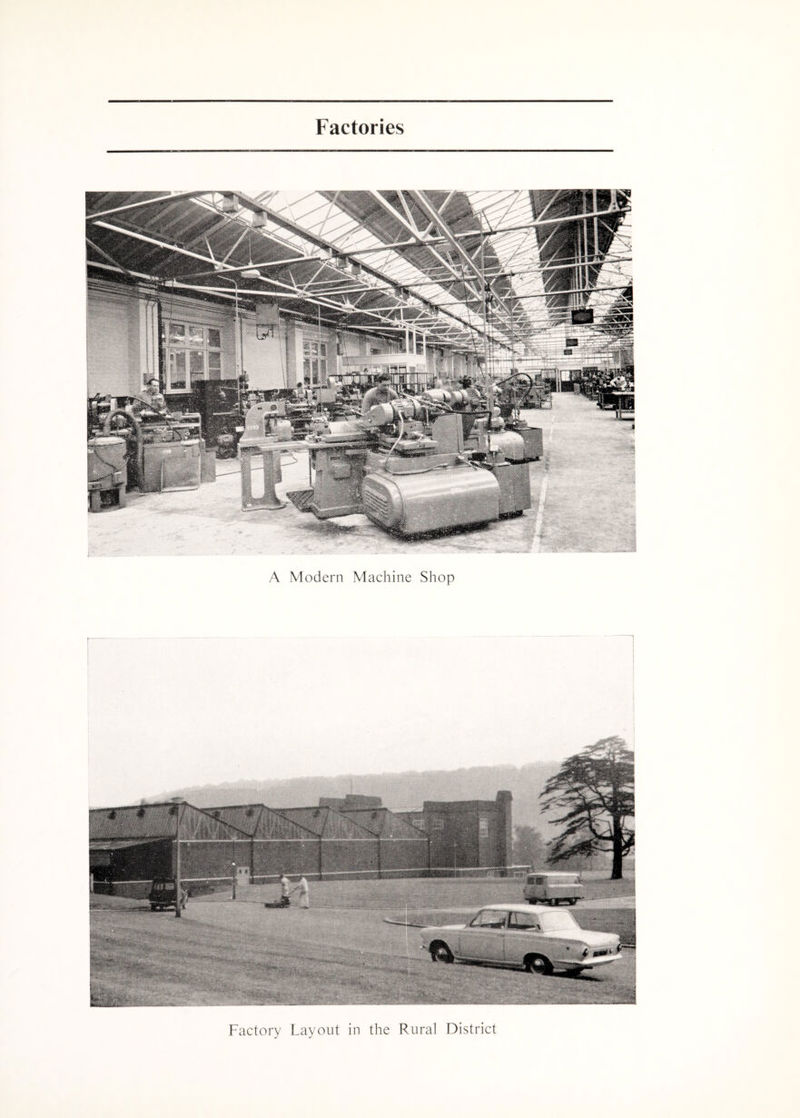 Factories A Modern Machine Shop Factory Layout in the Rural District