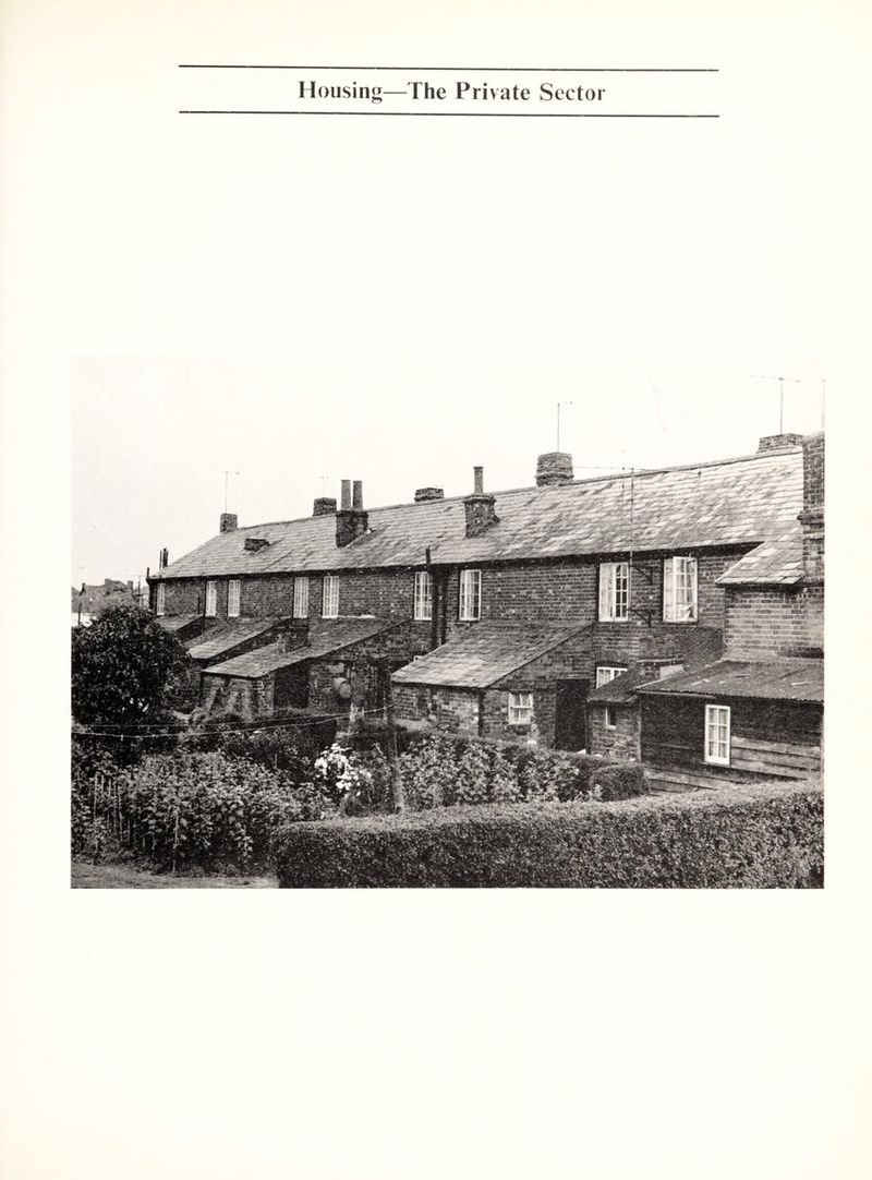 Housing—The Private Sector
