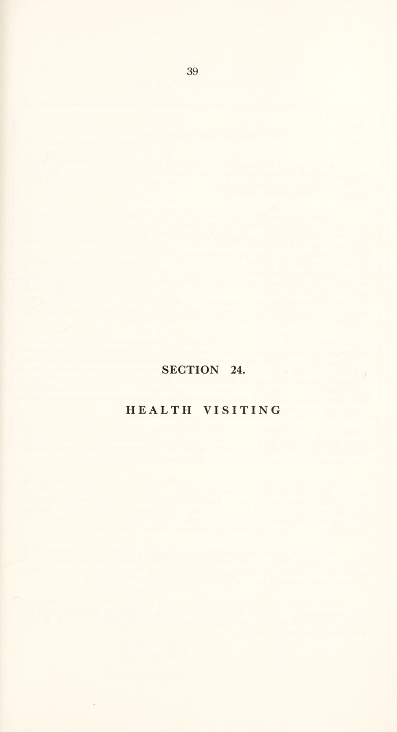 SECTION HEALTH VI 24. ITING