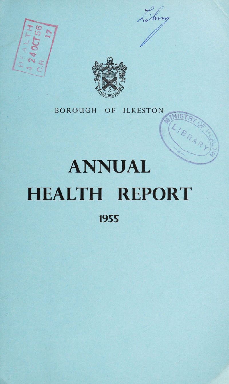 ANNUAL HEALTH REPORT 1955