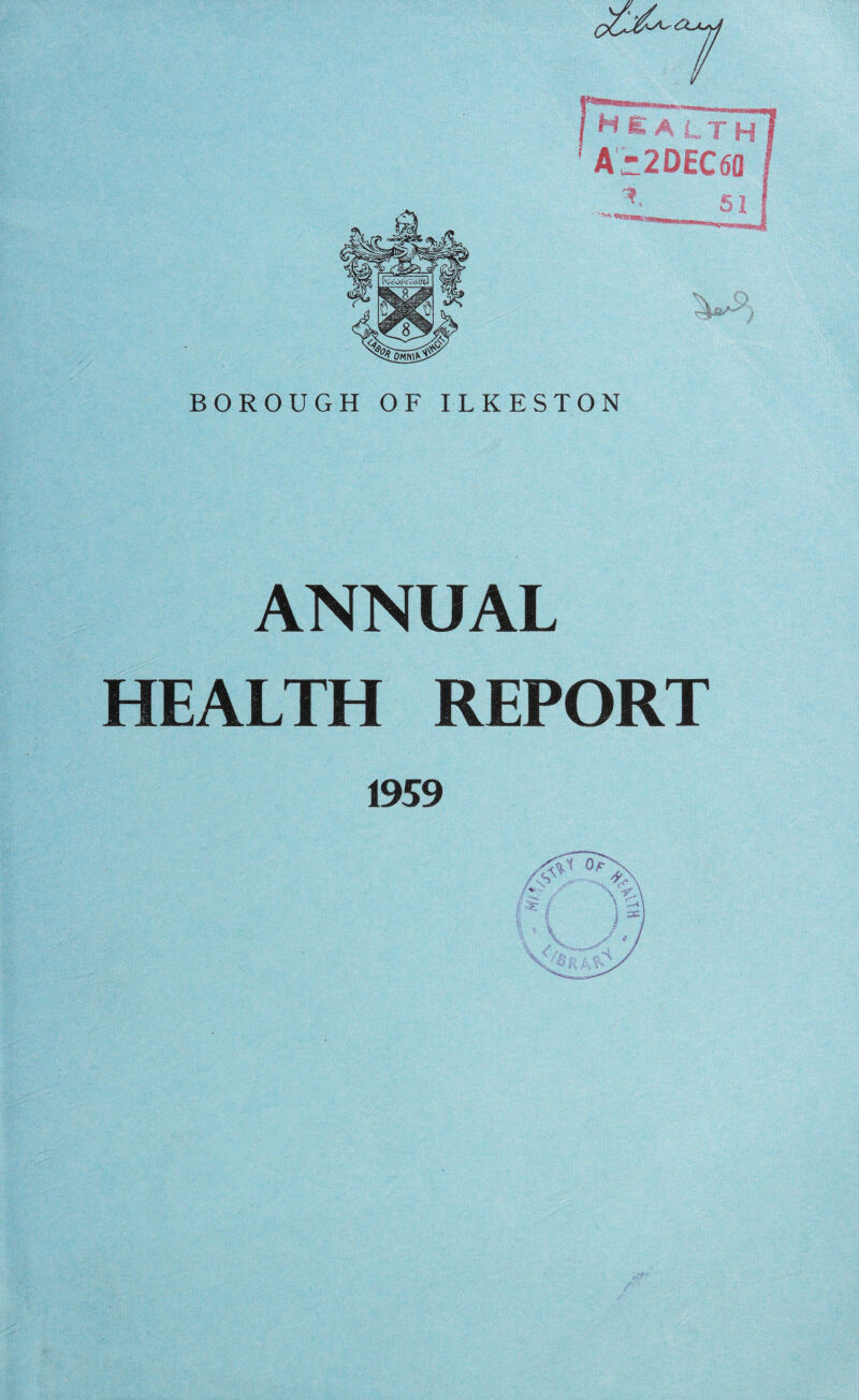 ANNUAL REPORT 1959 0