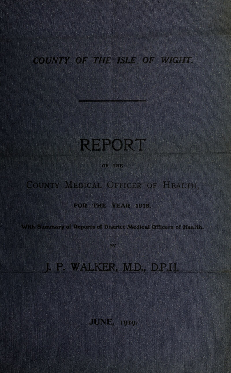 COUN TYfiM EDI CAL :er of Health,