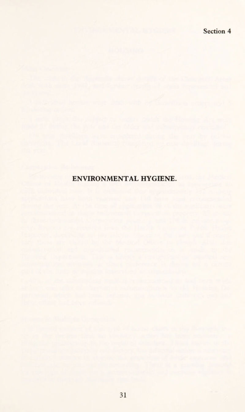 ENVIRONMENTAL HYGIENE.