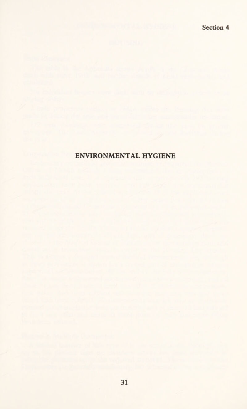 ENVIRONMENTAL HYGIENE