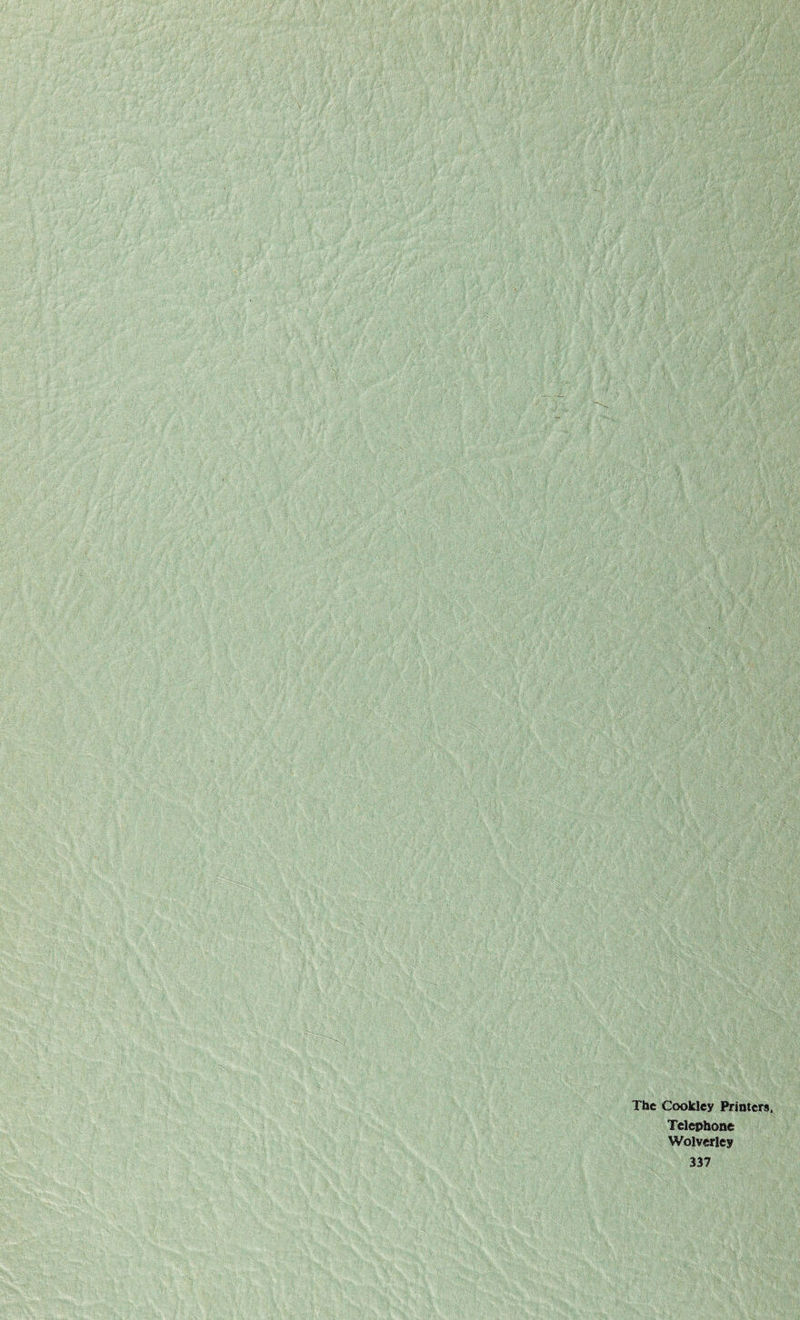 The Cookley Printers, Telephone Wolverley 337