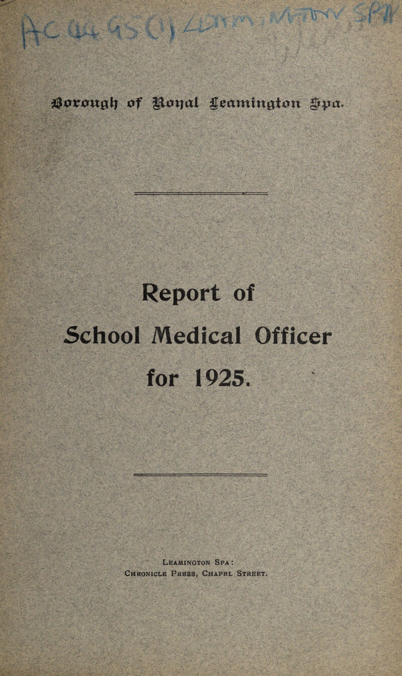 of global gjeamiugion §*ra. Leamington Spa: Chronicle Press, Chapel Street,