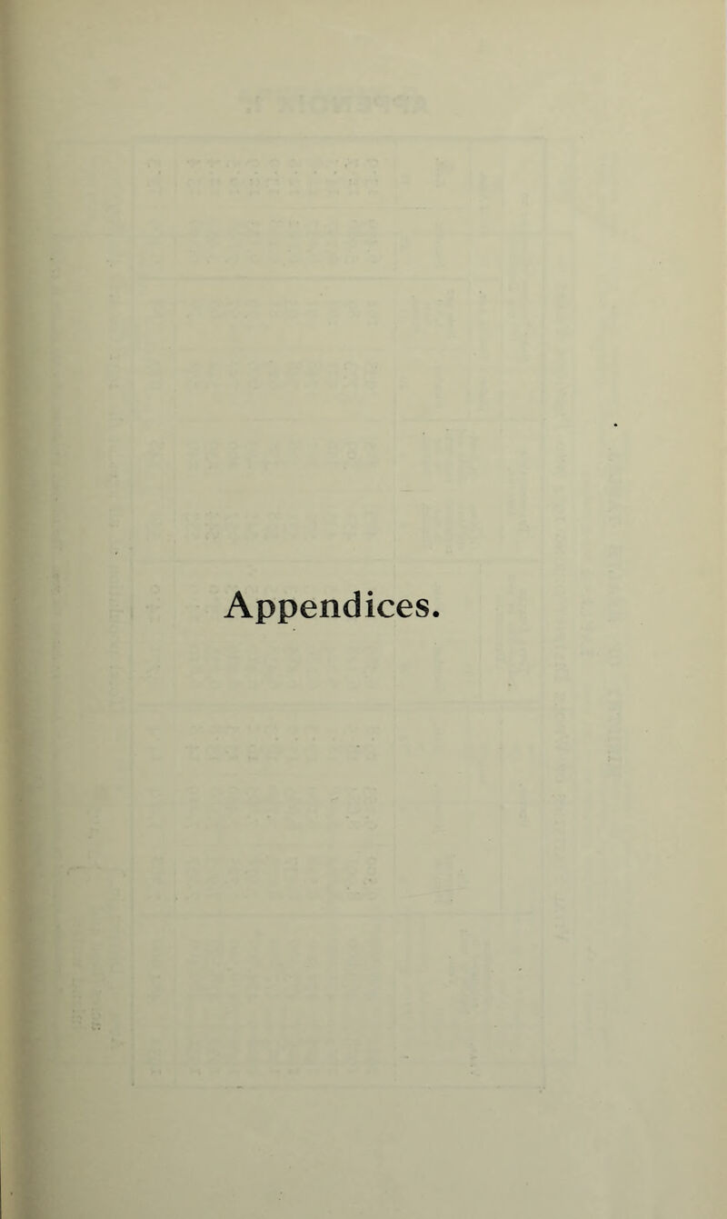 Appendices.