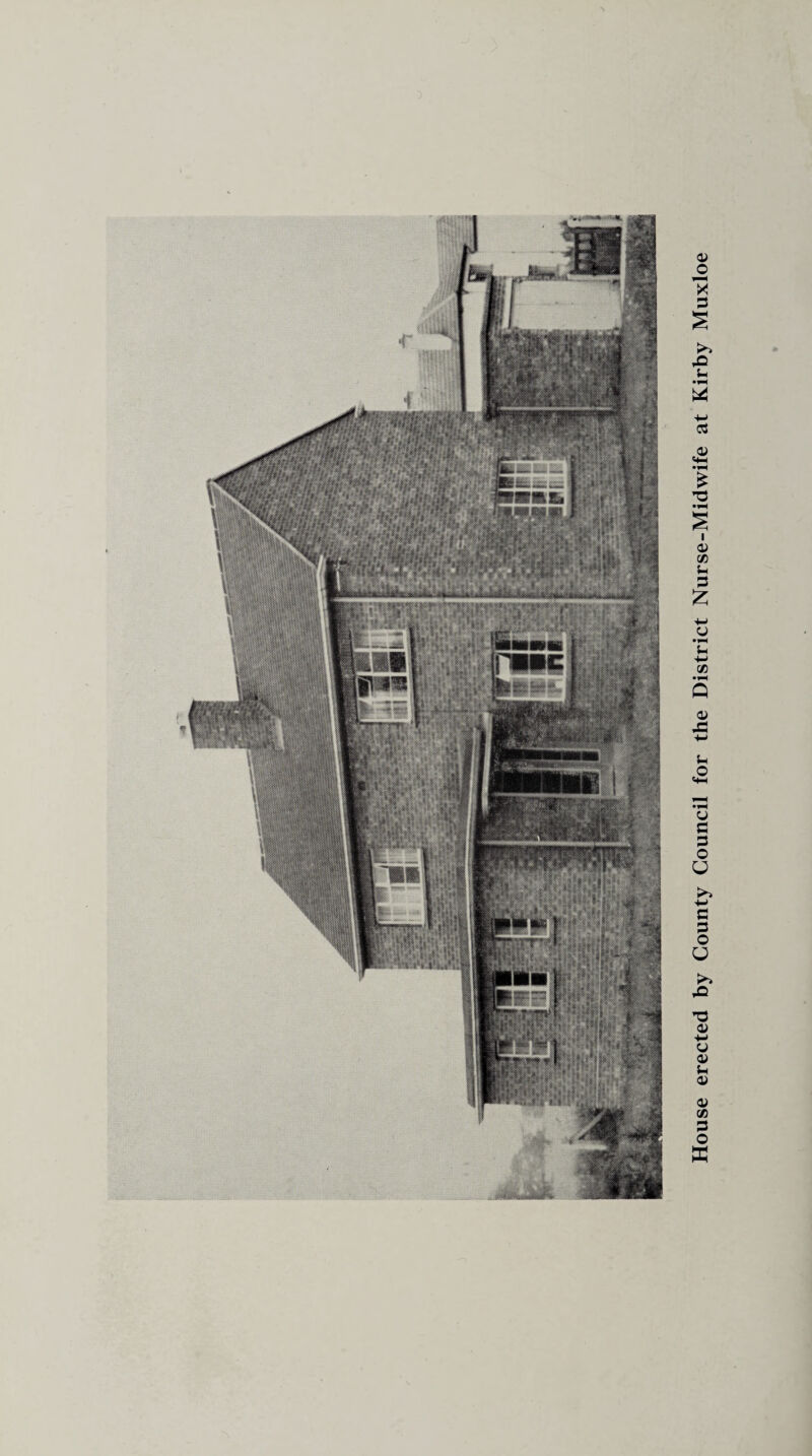 House erected by County Council for the District Nurse-Midwife at Kirby Muxloe
