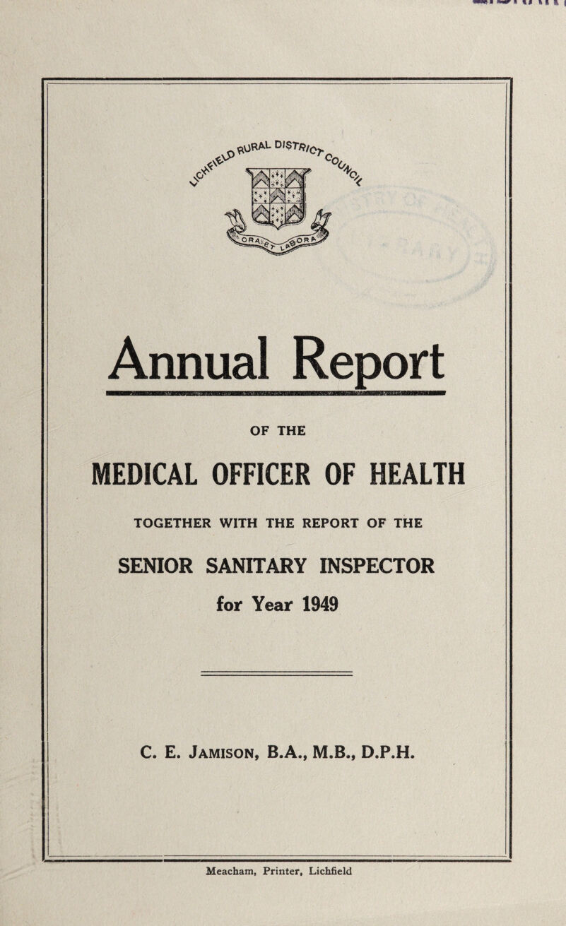 Meacham, Printer, Lichfield