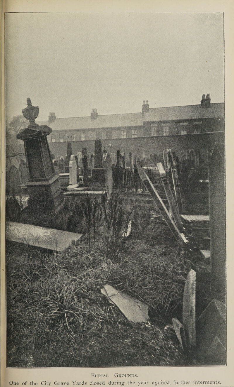 Burial Grounds. One of the City Grave Yards closed during the year against further interments.