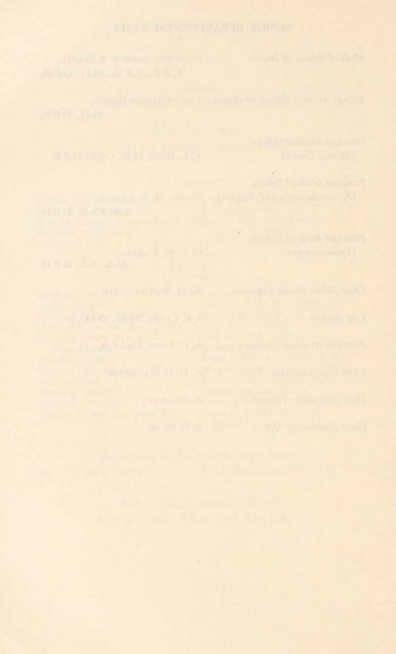 HH & VI Uwtf >nv V .