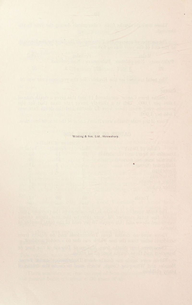 Wilding & Son, Ltd., Shrewsbury <K