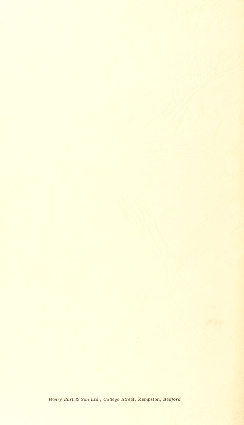 Henry Burt & Son Ltd., College Street, Kempston, Bedford