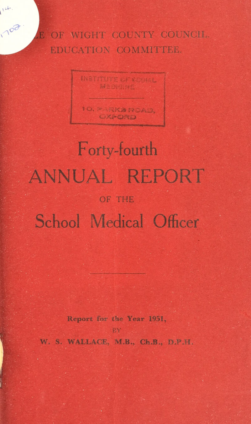 School Medical Officer