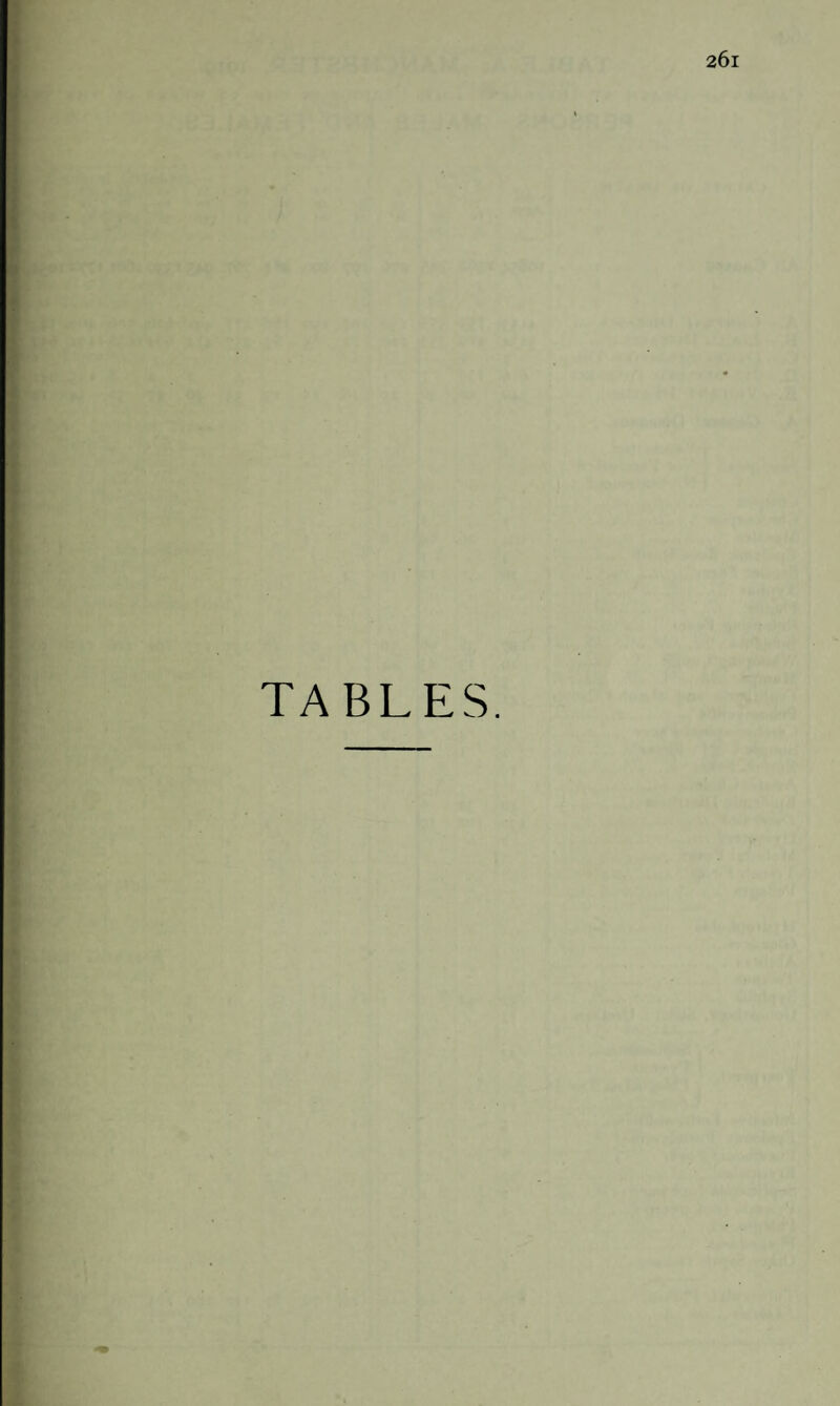 TABLES.