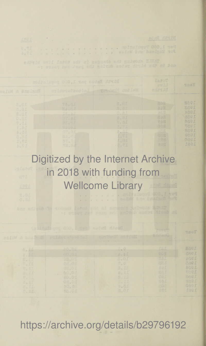 Digitized by the Internet Archive in 2018 with funding from Wellcome Library https://archive.org/details/b29796192