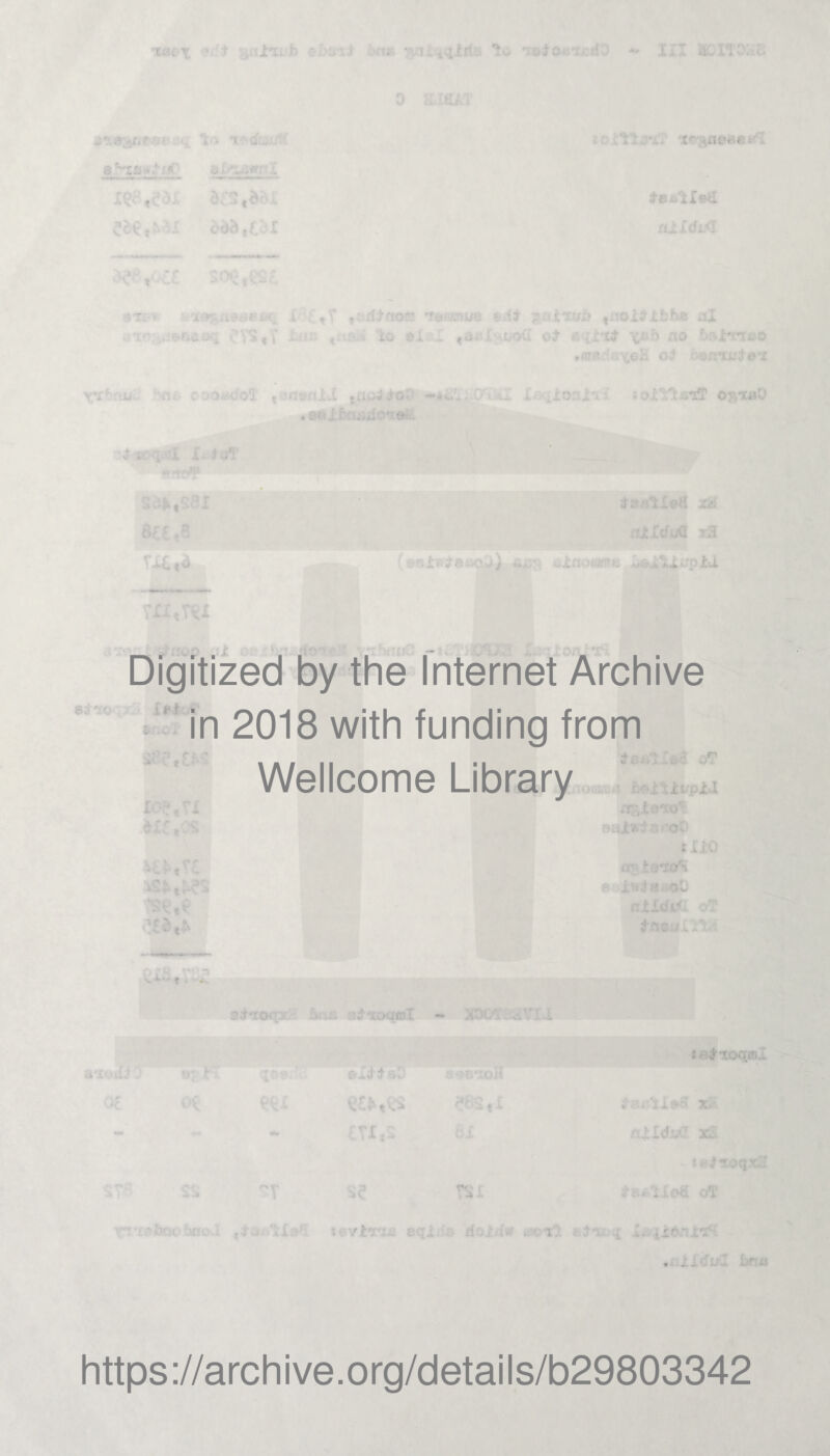 iic Xr -iil'r r • 3 B • j. x ■ - XT Or?,‘Xi» ■ « Digitized by the Internet Archive in 2018 with funding from Wellcome Library . i .■ . * .• ifr.. »r v? | 4. '■s • > * ' . “ X PI. S I' I https://archive.org/details/b29803342