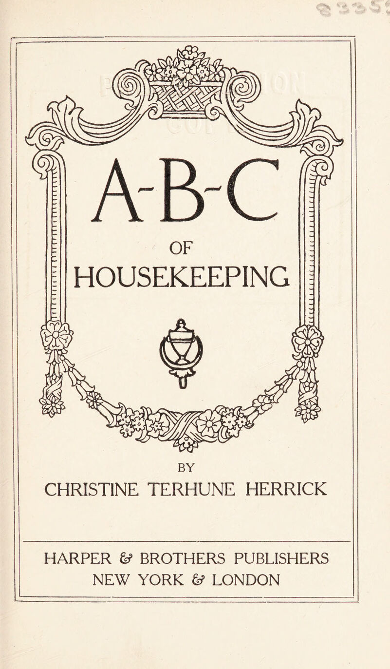 CHRISTINE TERHUNE HERRICK HARPER y BROTHERS PUBLISHERS NEW YORK y LONDON