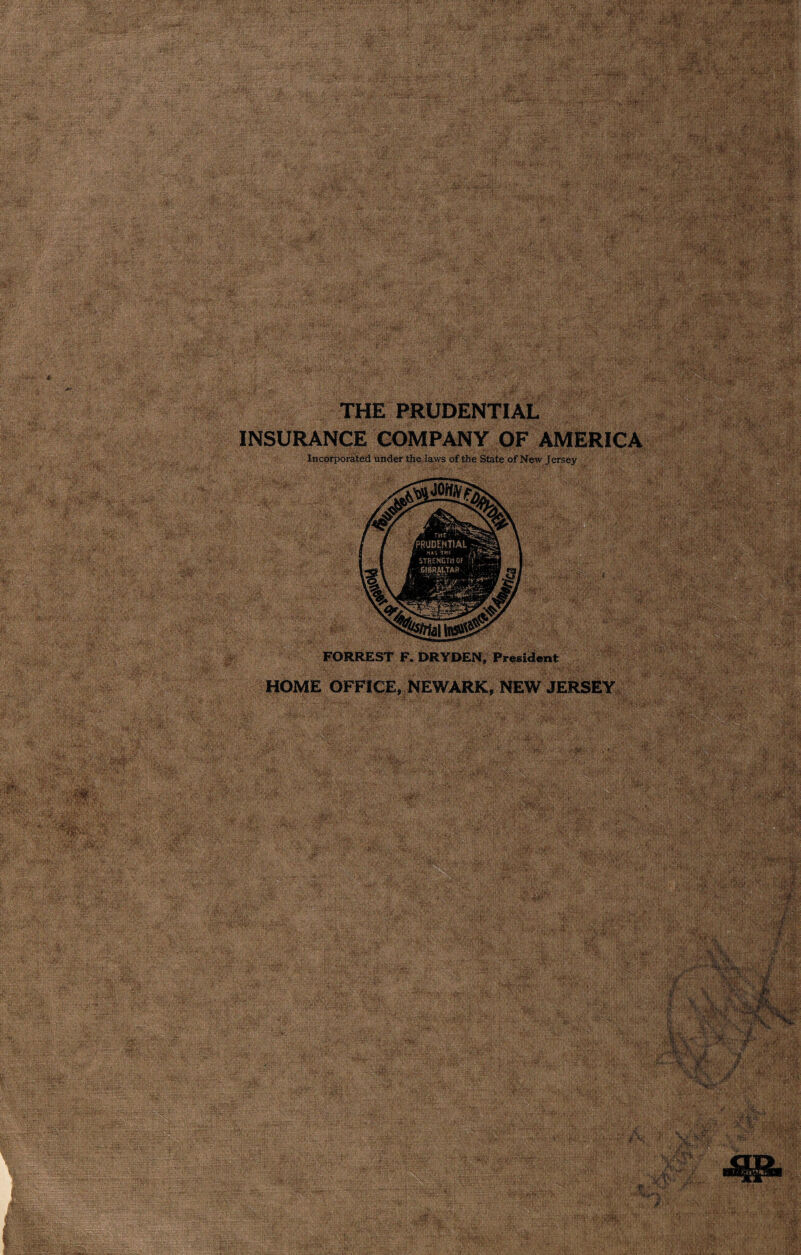 THE PRUDENTIAL iNsiir ~ FORREST HOME OFFICE, NEWARK, NE