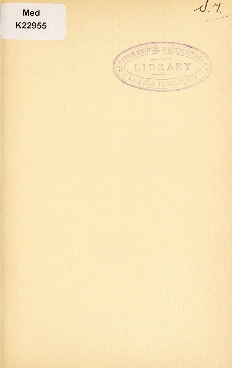 m L i i; Med K22955 / s(J. 7. / /