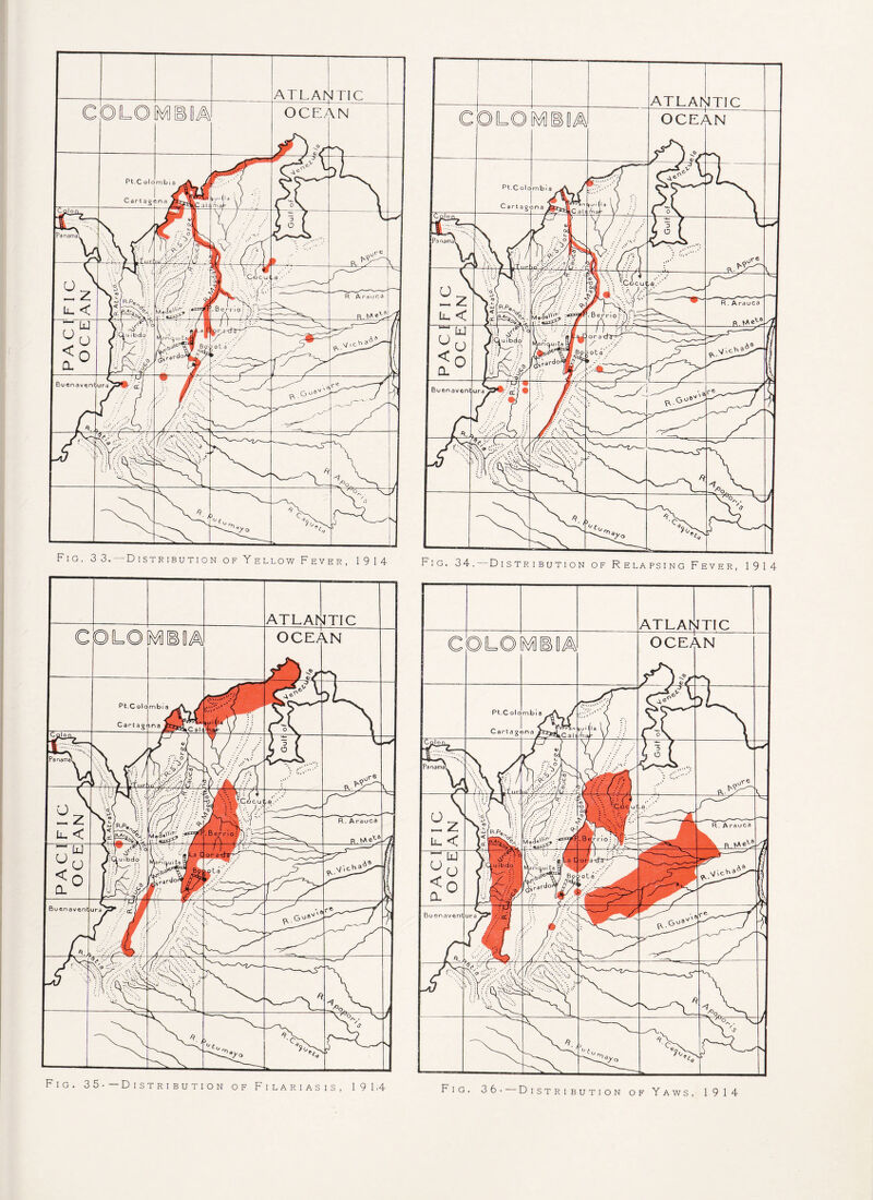 Fig. 36- — D ISTRI BUTION OF YAWS, 1914