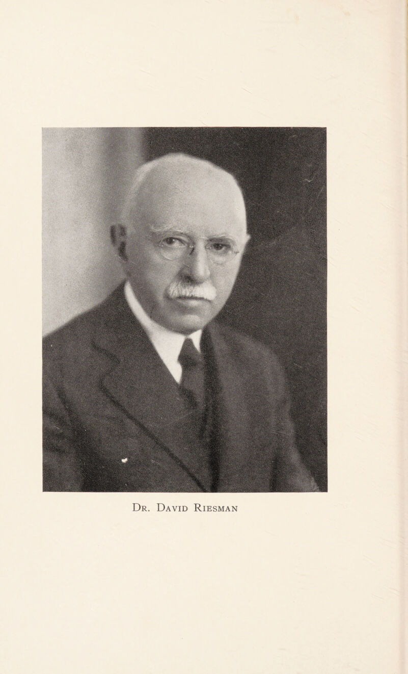 Dr. David Riesman