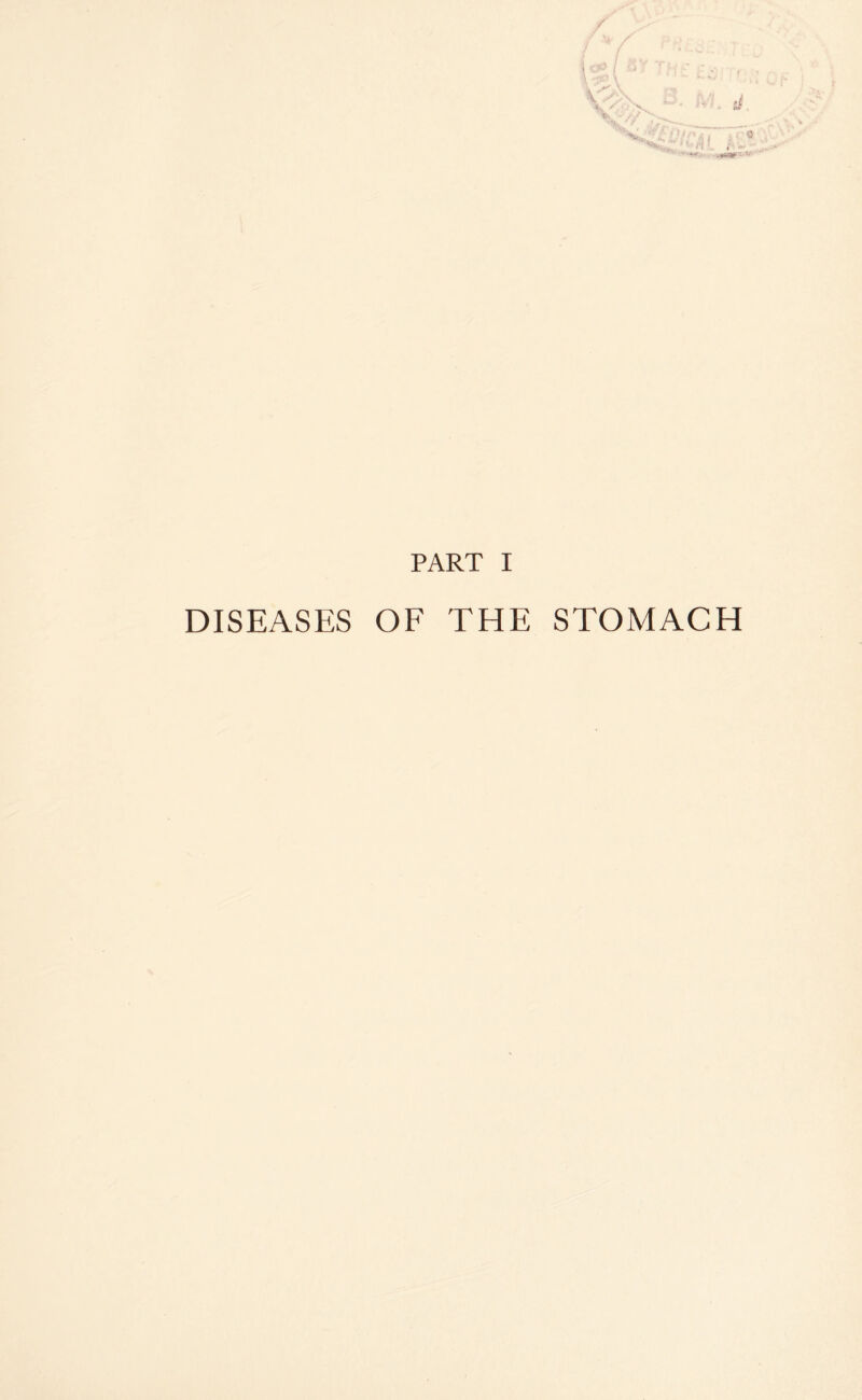 DISEASES OF THE STOMACH