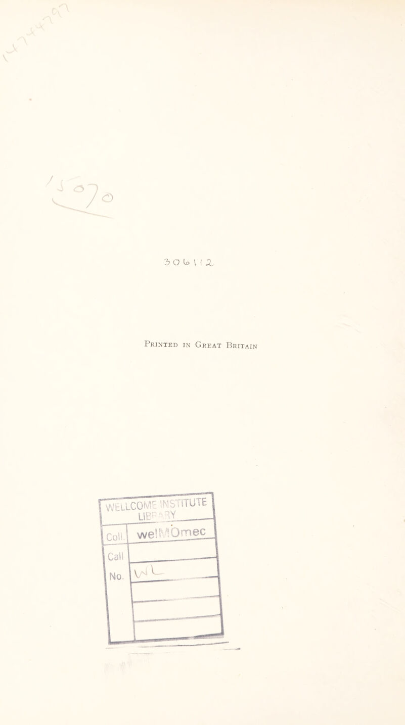 o 3 O b l I X Printed in Great Britain