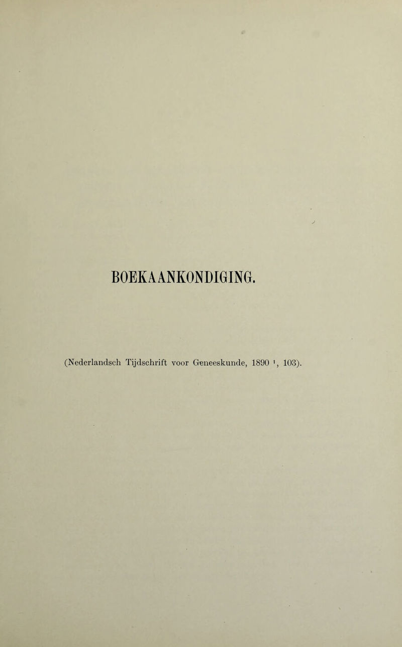 BOEKAANKONDIGING.