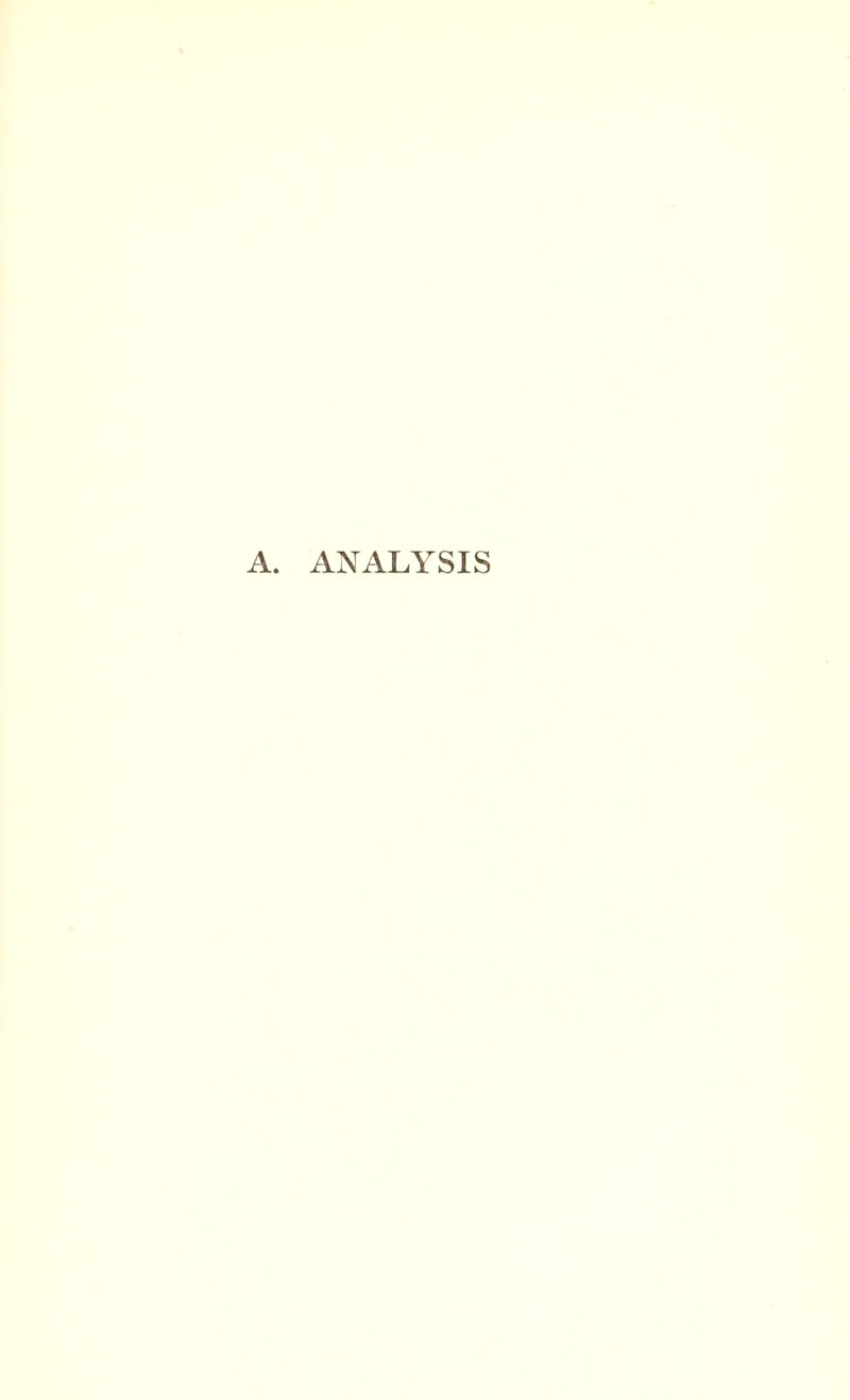 A. ANALYSIS