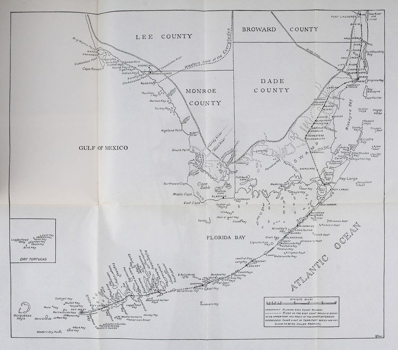 rv East Key a oMiddle Key Loqqerhead Sand Key ' J Ptfey rfiorden Key J q ^Bush Key Bird Key DRY TORTUCAS t.ov Marquesas Keys Cottrell Key oMullet Key Mule °Key °SnipeKey J O0 KEY W Barracouda Keys Woman Key .Boca Grande <=>ManKej, o bftock Key Western Dry Roc^s Sand Key