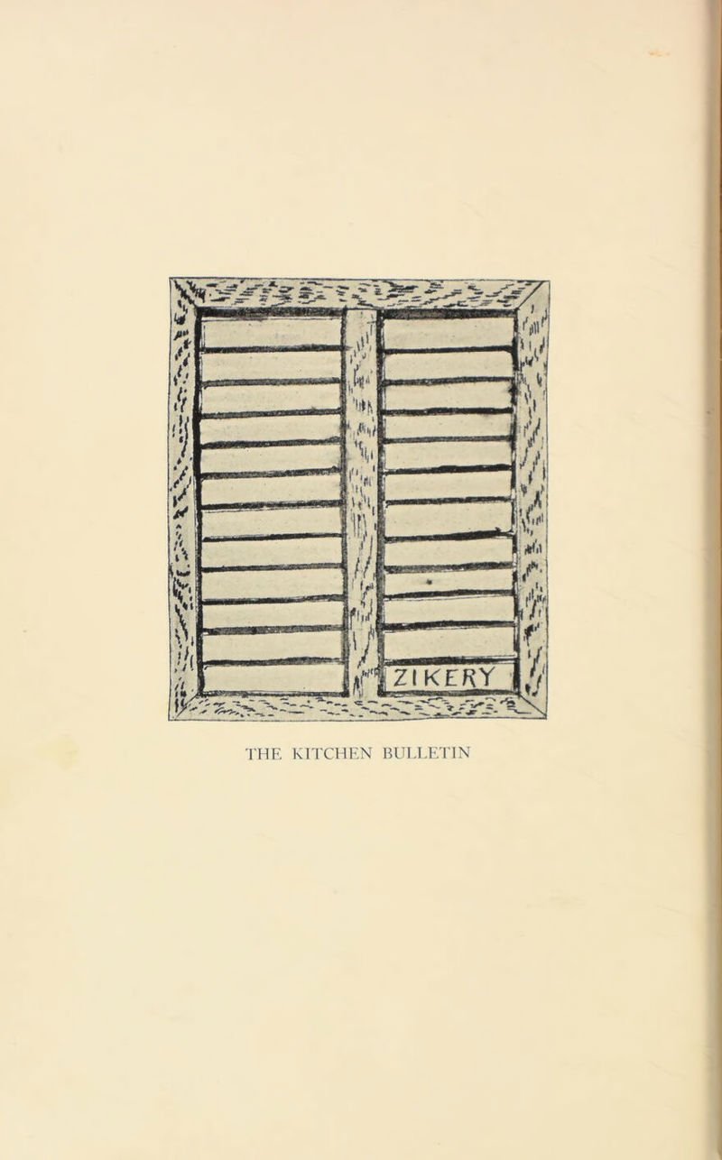THE KITCHEN BULLETIN