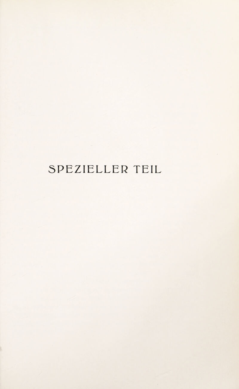SPEZIELLER TEIL