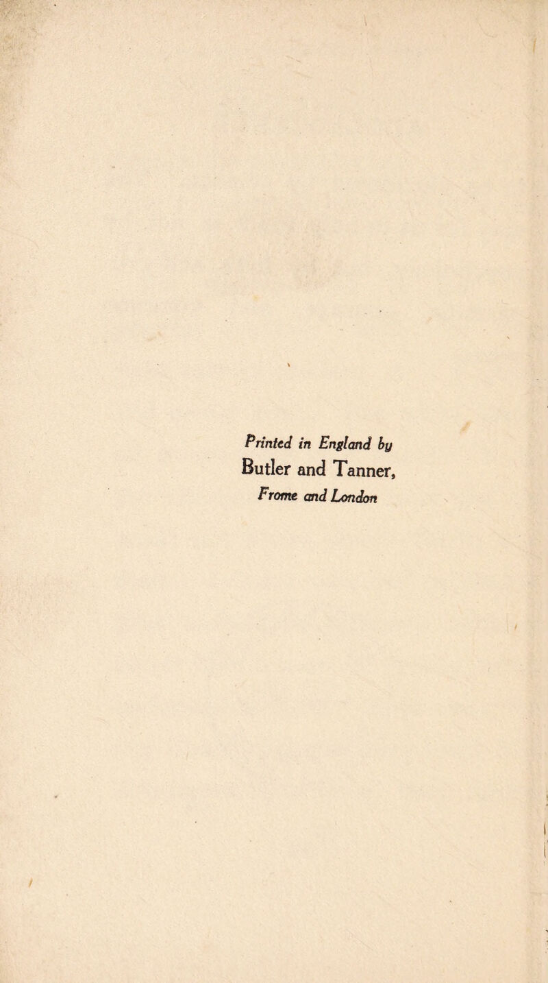 Butler and Tanner, Frome and London