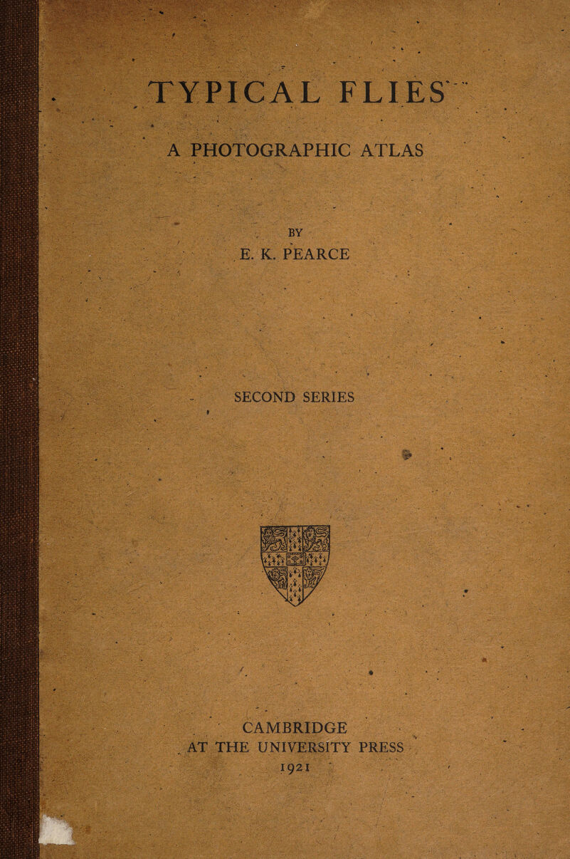 CAMBRIDGE AT THE UNIVERSITY PRESS 1921