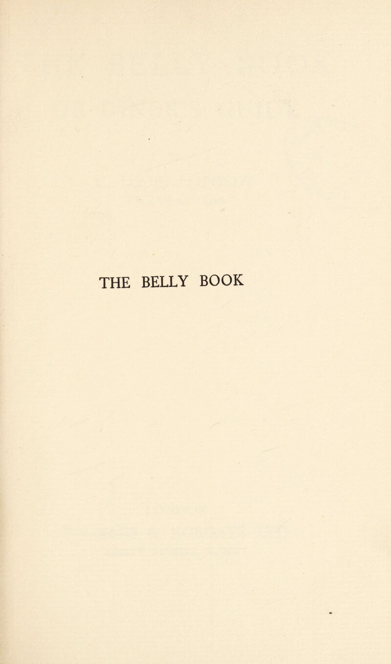 THE BELLY BOOK