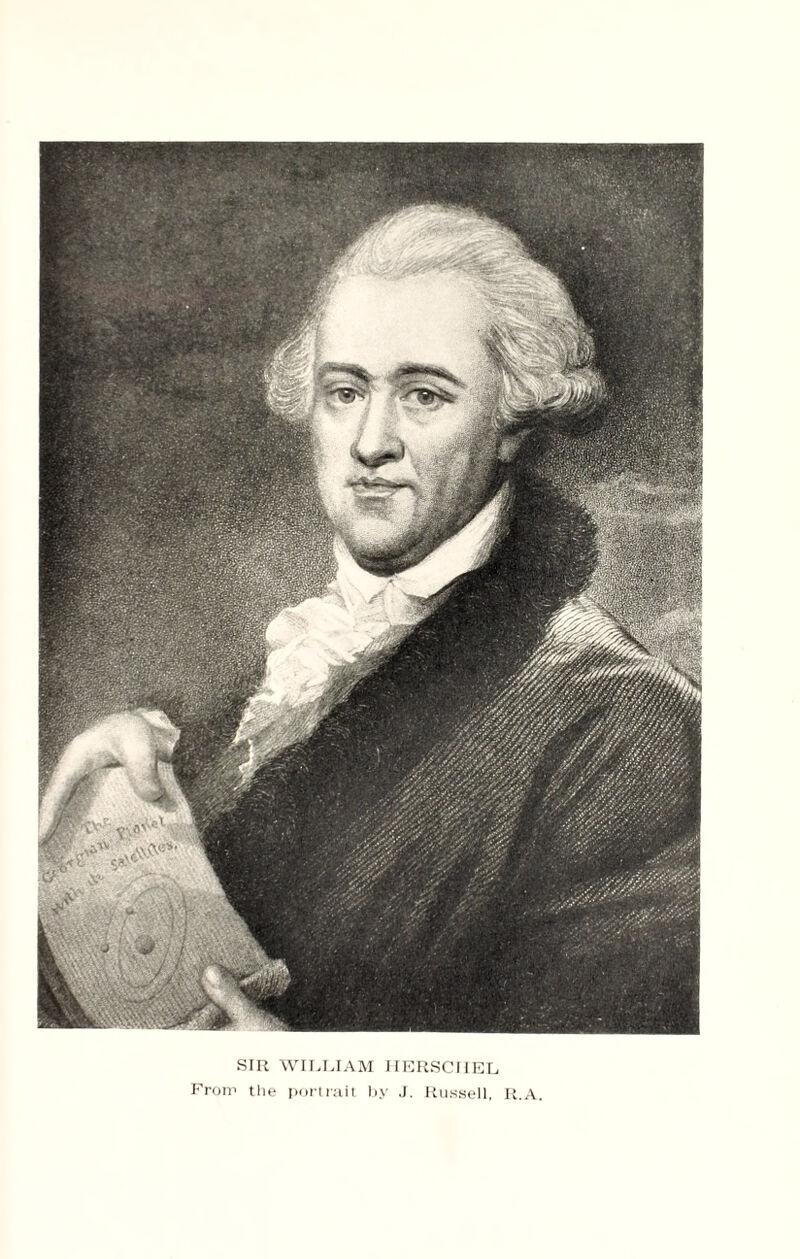 SIR WILLIAM IIERSCIIEL From the portrait by J. Russell, R.A