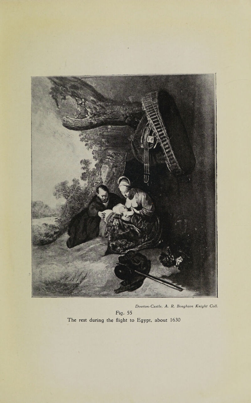 Dowton-Castle, A. R. Botighton Knight Coll. Fig. 55 The rest during the flight to Egypt, about 1630