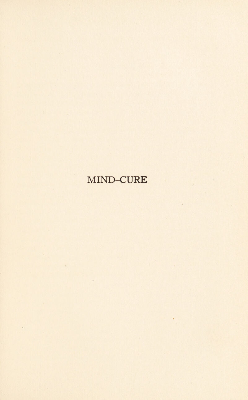 MIND-CURE