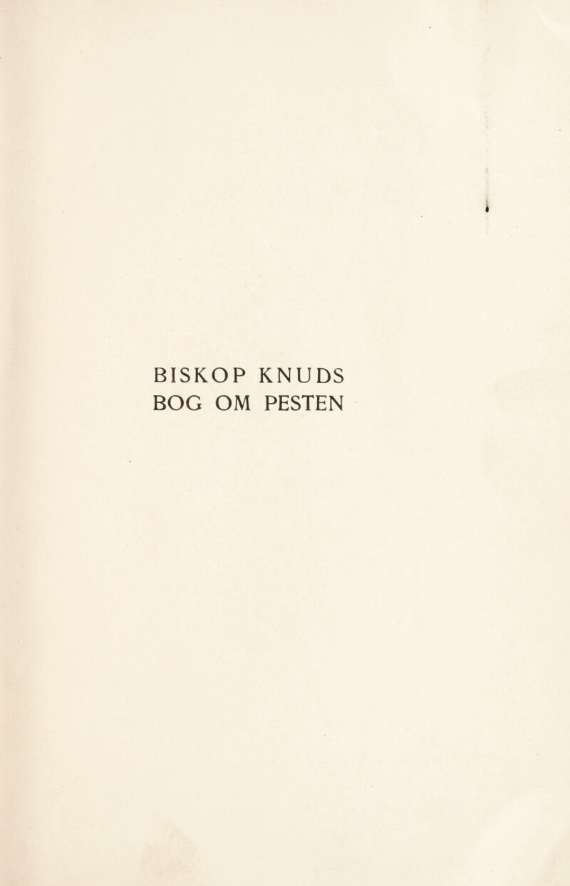 BOG OM PESTEN