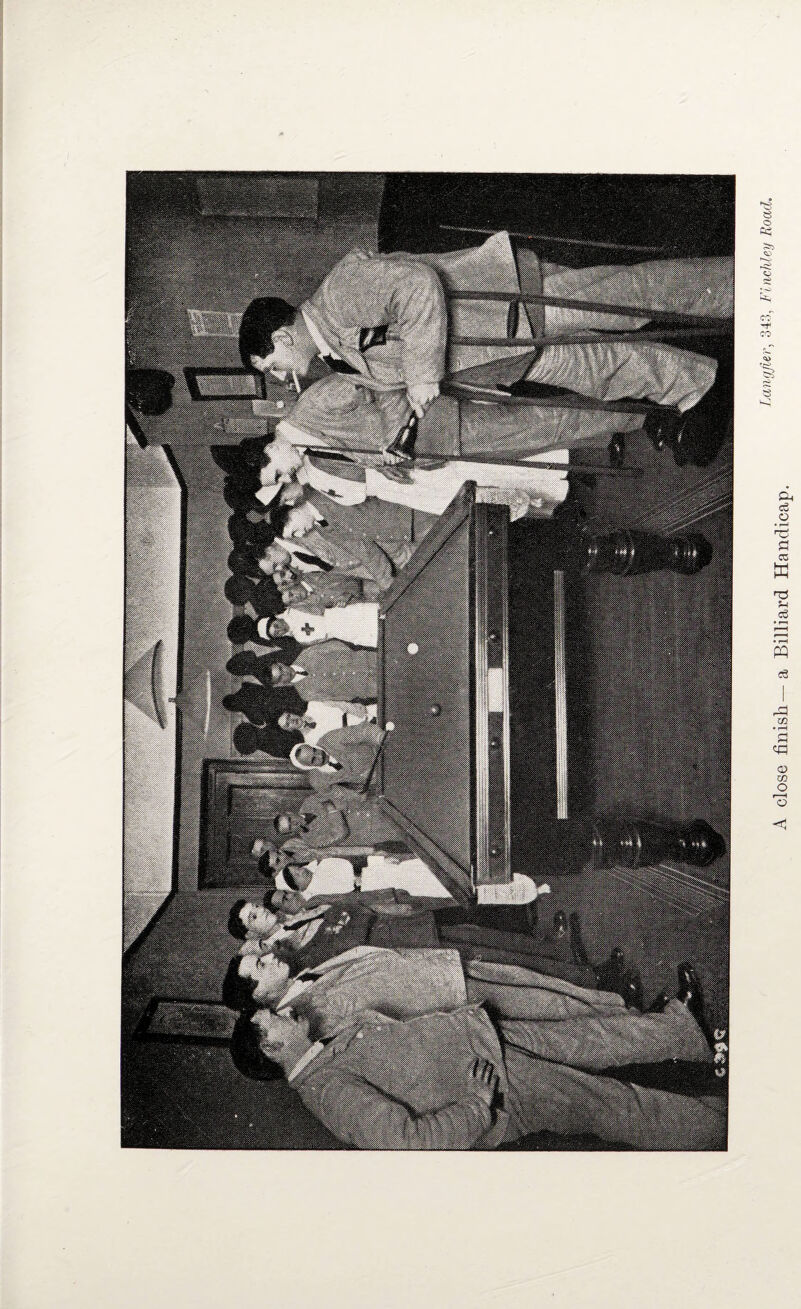 A close finish— a Billiard Handicap.