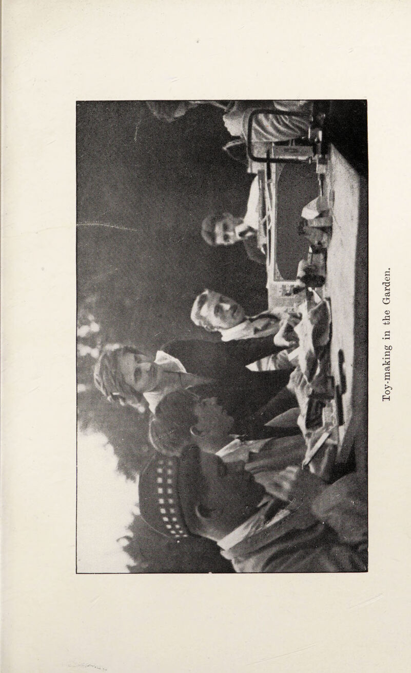 Toy-making in the Garden.