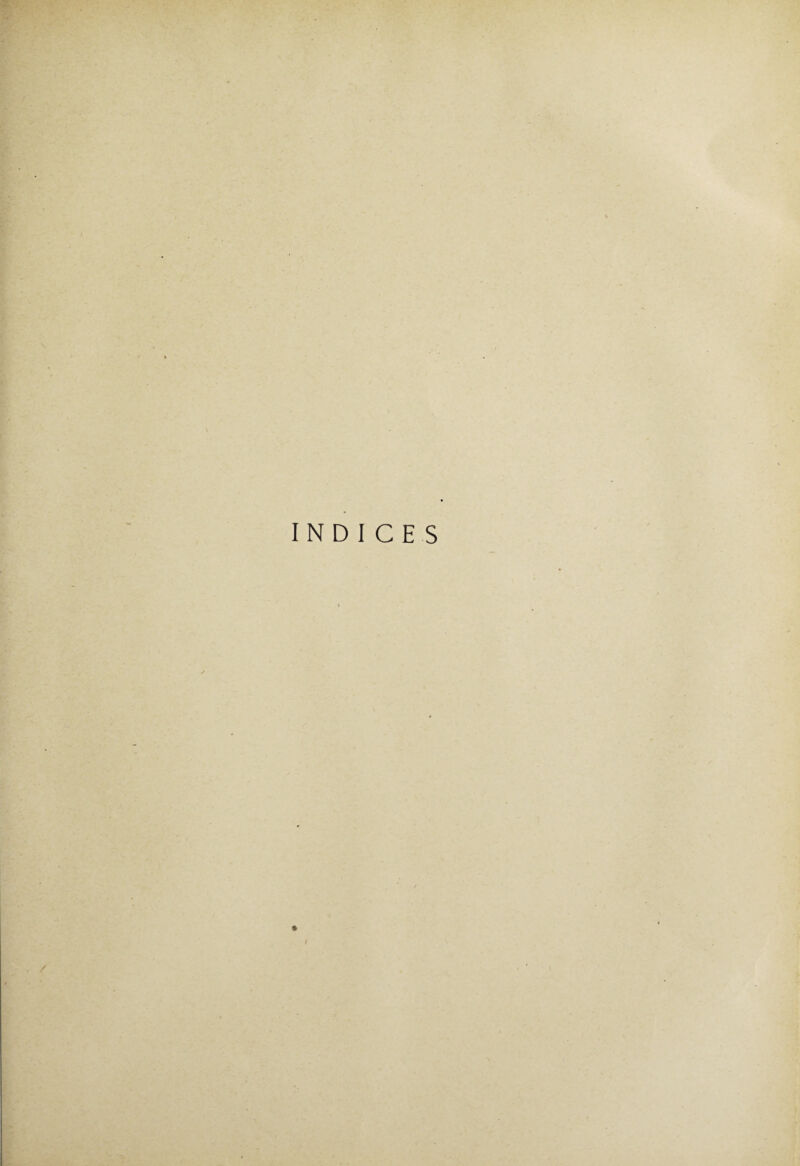 INDICES t