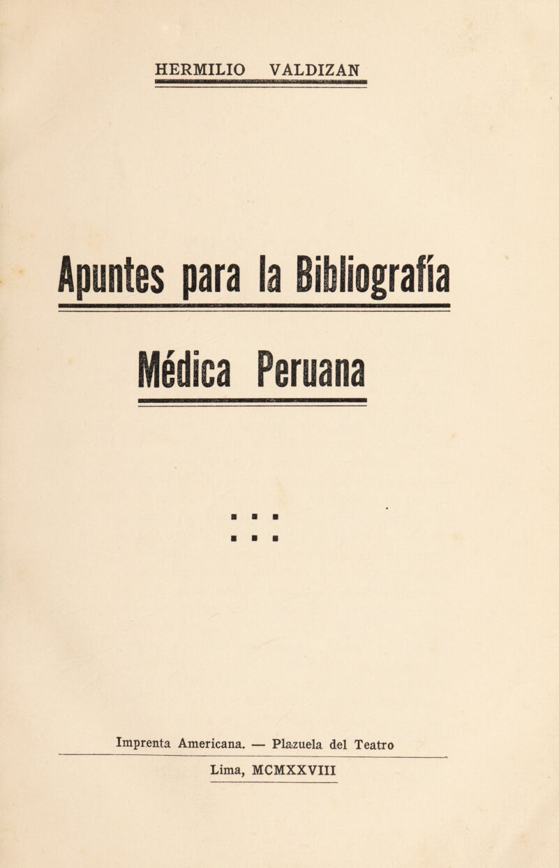 m Imprenta Americana. — Plazuela del Teatro