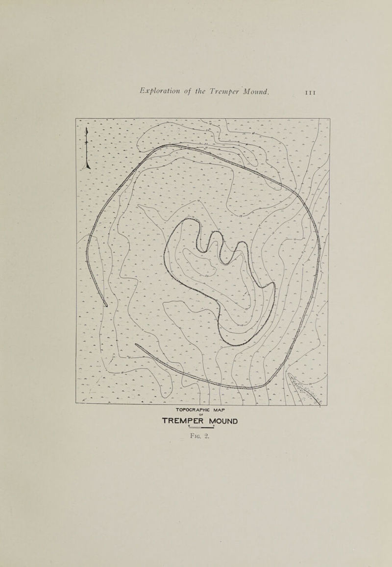 Exploration of the TOPOGRAPHIC MAP TREMPER MOUND