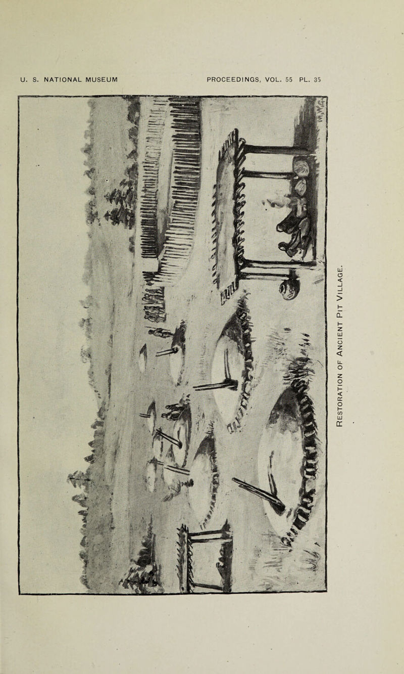 Restoration of Ancient Pit Village.